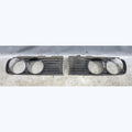 1984-1993 BMW E30 3-Series Factory Front Headlight Grille Trim Set Pair OE