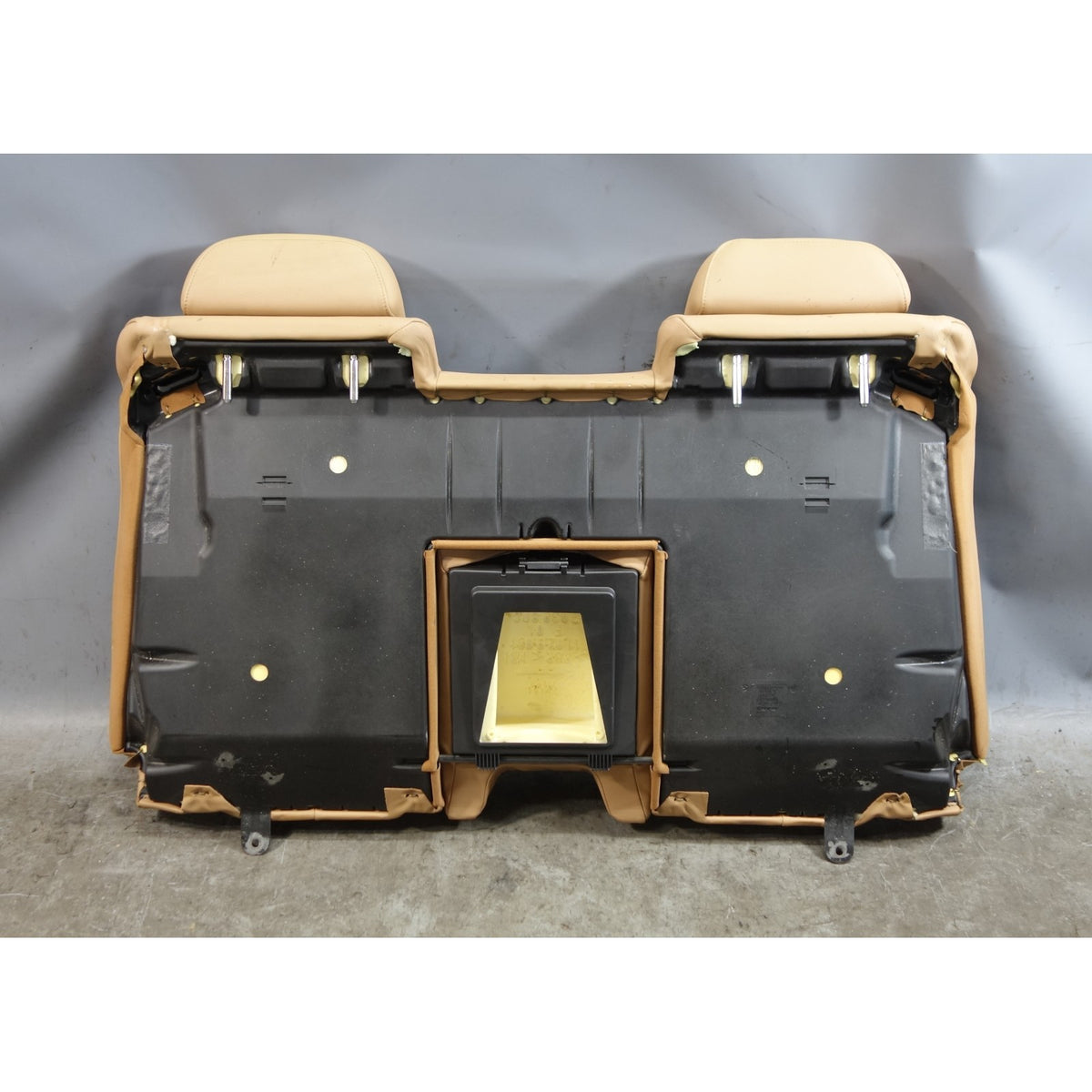 08-10 BMW E63 E64 650i Rear Seat Backrest Cushion Pad Saddle Brown Leather OEM