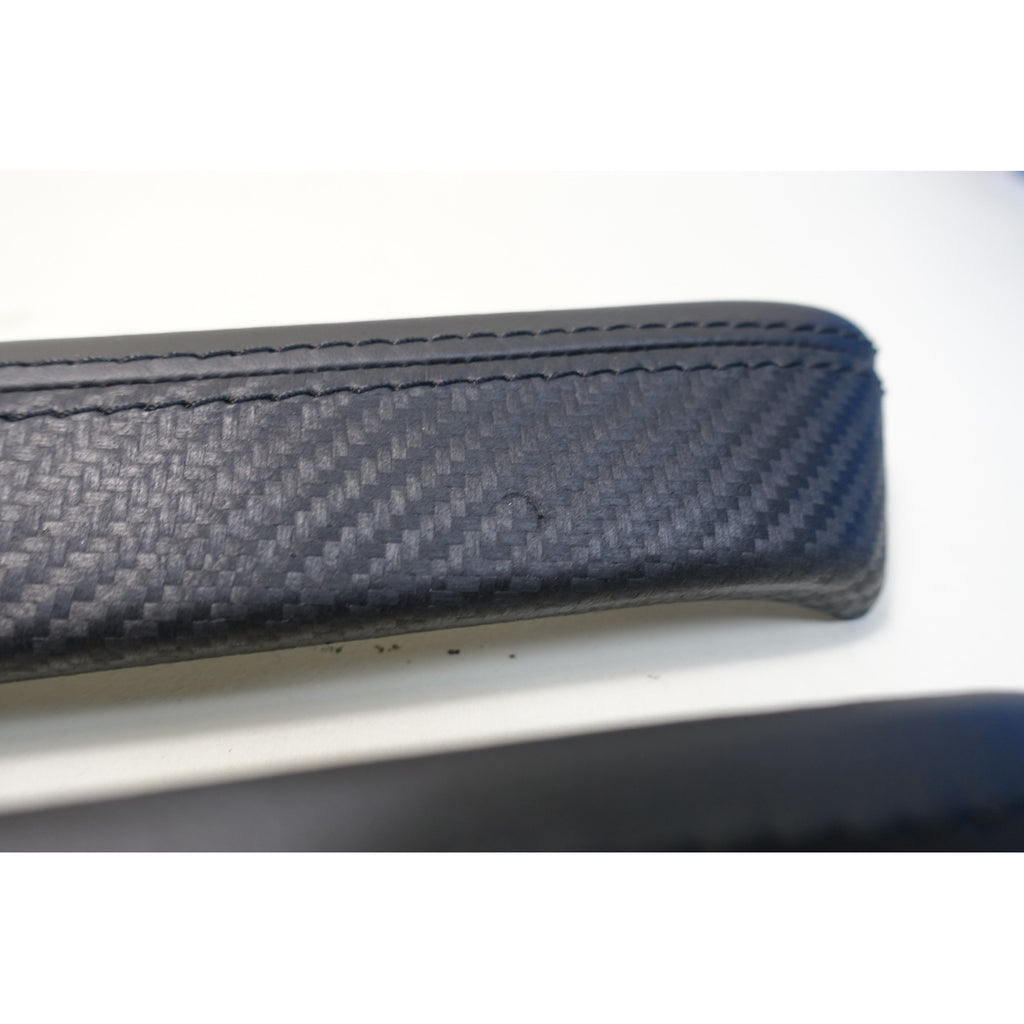 2008-2013 BMW E92 E93 M3 Interior Armrest Trim Set Carbon Structure Leather OE