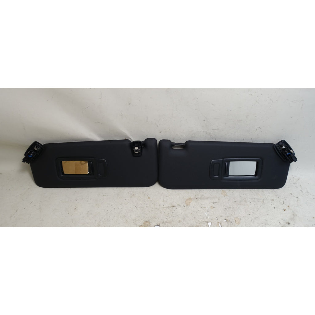 BMW G01 X3 G02 X4 Sun Visor Pair Black Vinyl 2018-2023 OEM