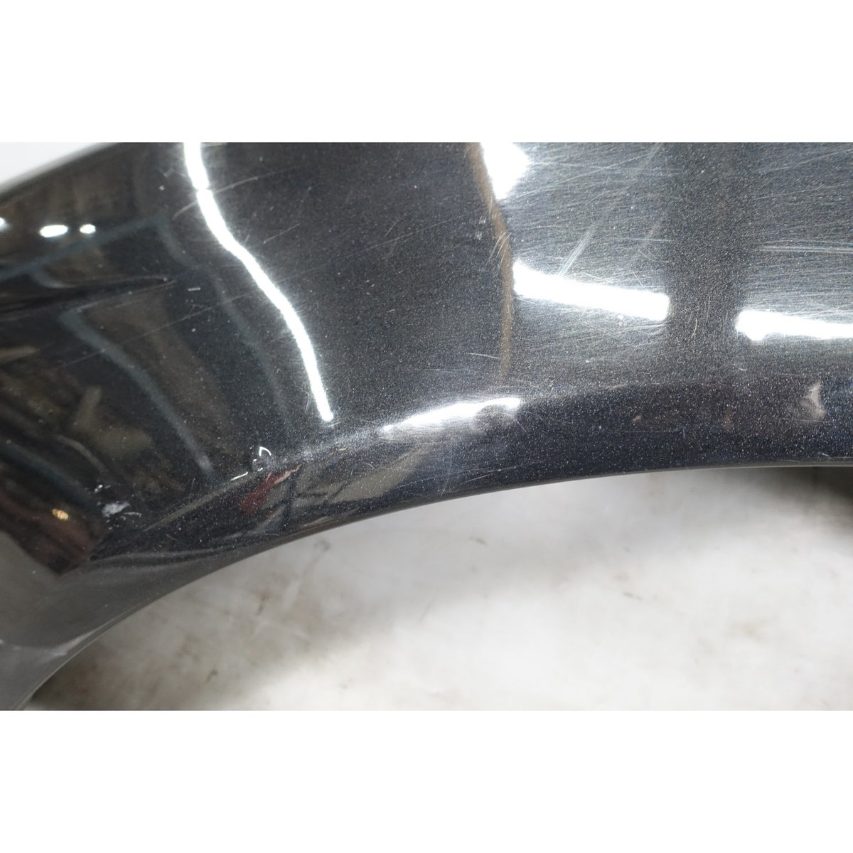 Damaged BMW E39 5-Series Driver Front Fender Cosmos Black 303 1997-2003 OEM