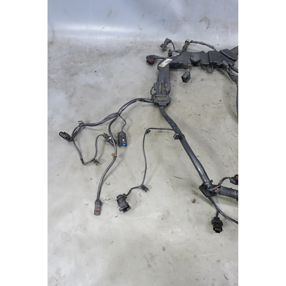 Damaged BMW F10 F02 N57 Diesel Engine Wiring Harness 535dX 740LdX OEM