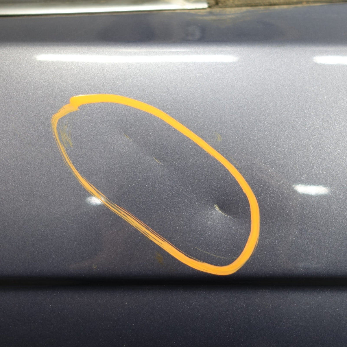 00-06 BMW E46 3-Series 2-door Right Passenger Outer Door Shell Steel Blue OEM
