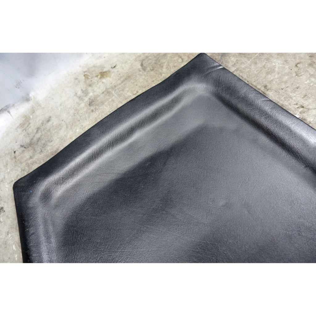 1984-1991 BMW E30 Front Basic Seat Backrest Cover Black Leather OEM