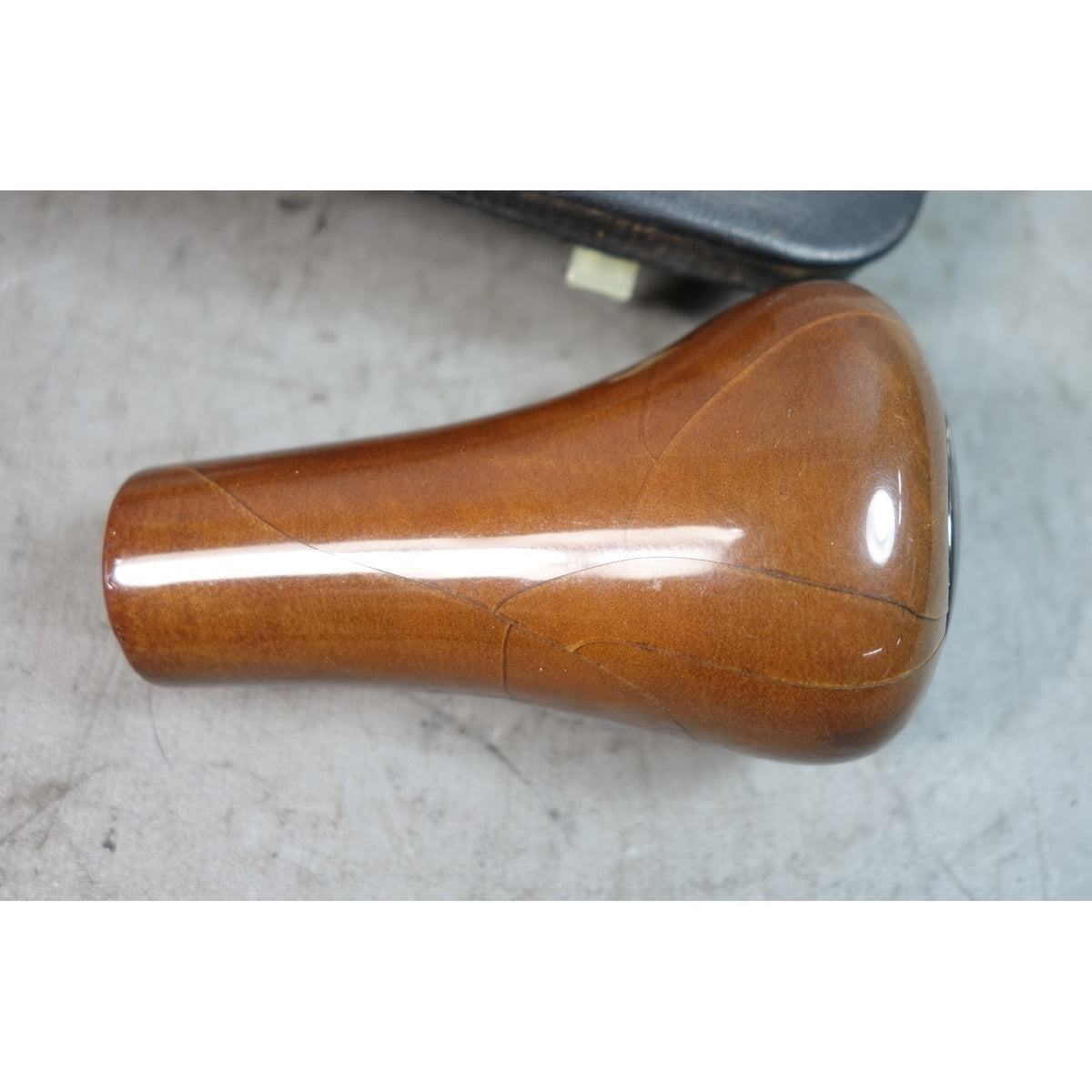 92-99 BMW E36 3-Series Walnut Wood Shift Knob and Black Leather Boot OEM