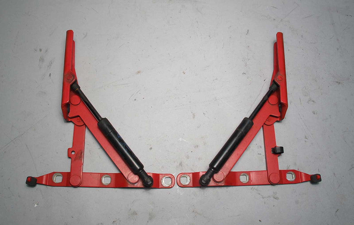 BMW Z3 Roadster Convertible Trunk Boot Lid Hinges w Strut Shocks 1996-2002 USED