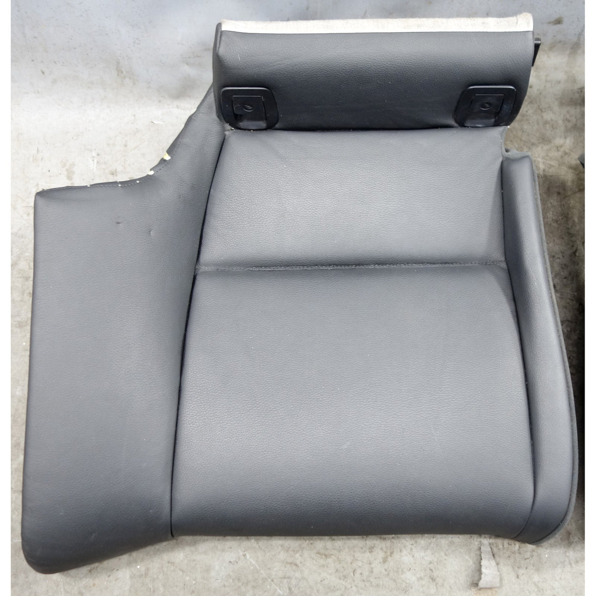 2007-2010 BMW E92 3-Series Folding Rear Seat Bench Bottom Cushion Black Leather
