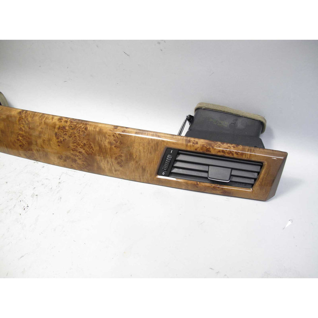 BMW E60 5-Series E61 Front Interior Dash Wood trim Pair Light Poplar w Vents OEM