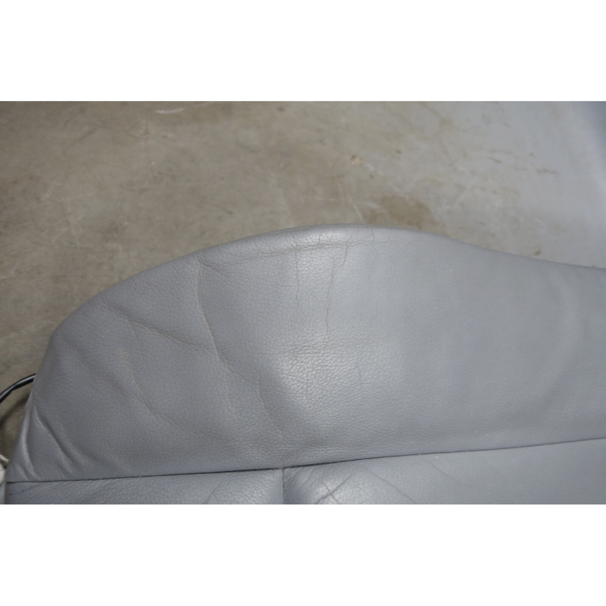2000-2006 BMW E53 X5 Basic Front Seat Backrest Cushion Pad Grey Leather