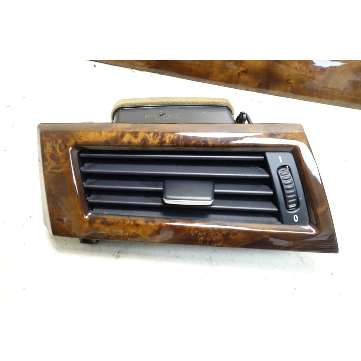 2004-2010 BMW E60 5-Series E61 Front Dashboard Wood Trim Set Dark Poplar OEM