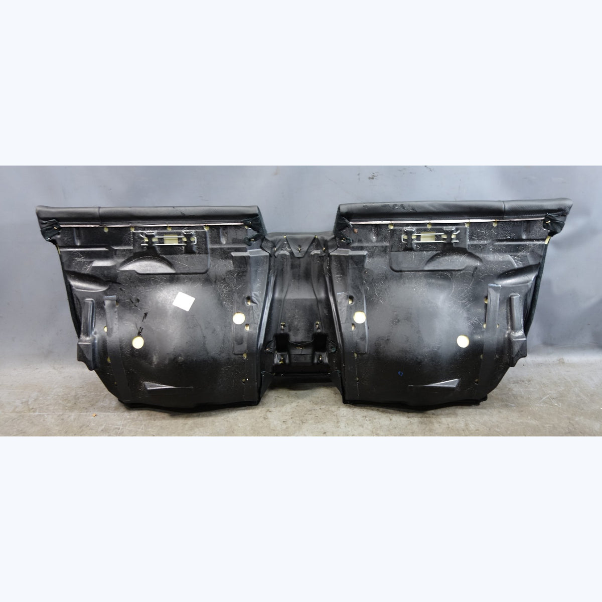 08-10 BMW E63 E64 M6 Coupe Convertible Rear Seat Bottom Bench Black Leather OEM