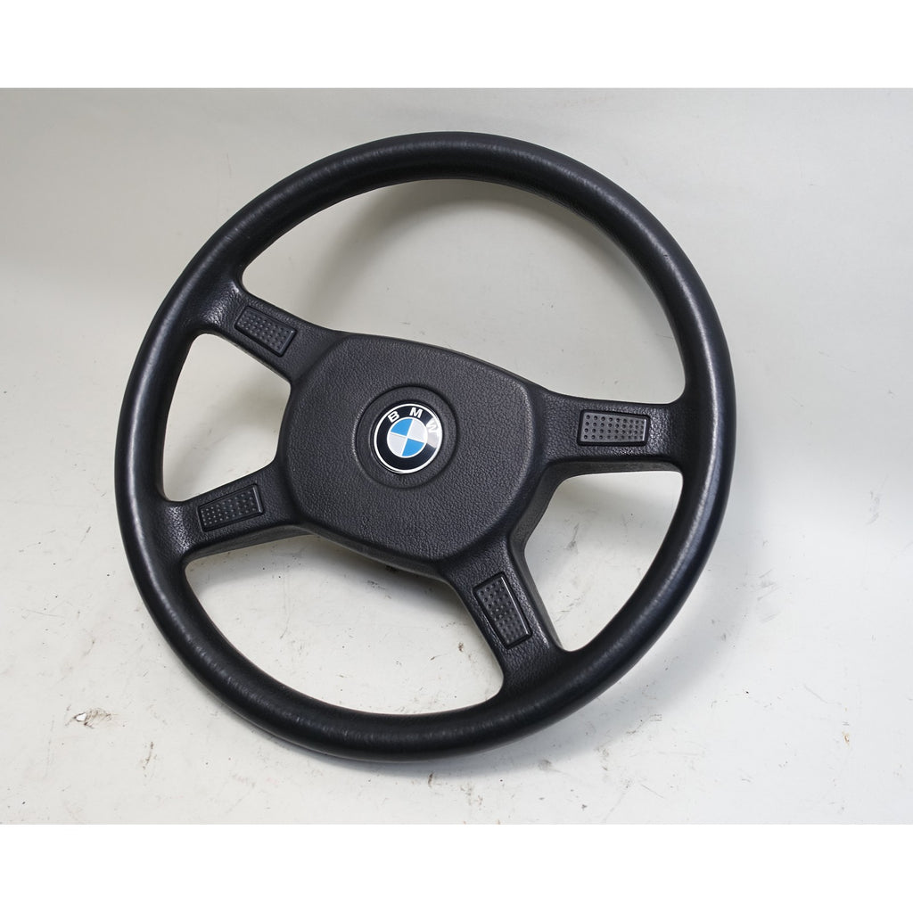 Damaged 1984-1993 BMW E30 3-Series Factory Vinyl 4-Spoke Steering Wheel OEM