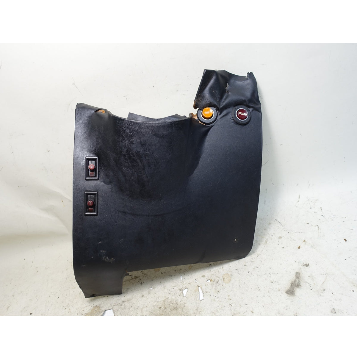 Damaged 71-74 BMW E3 Bavaria Sedan Left Driver Lower Knee Bolster Trim Panel OEM