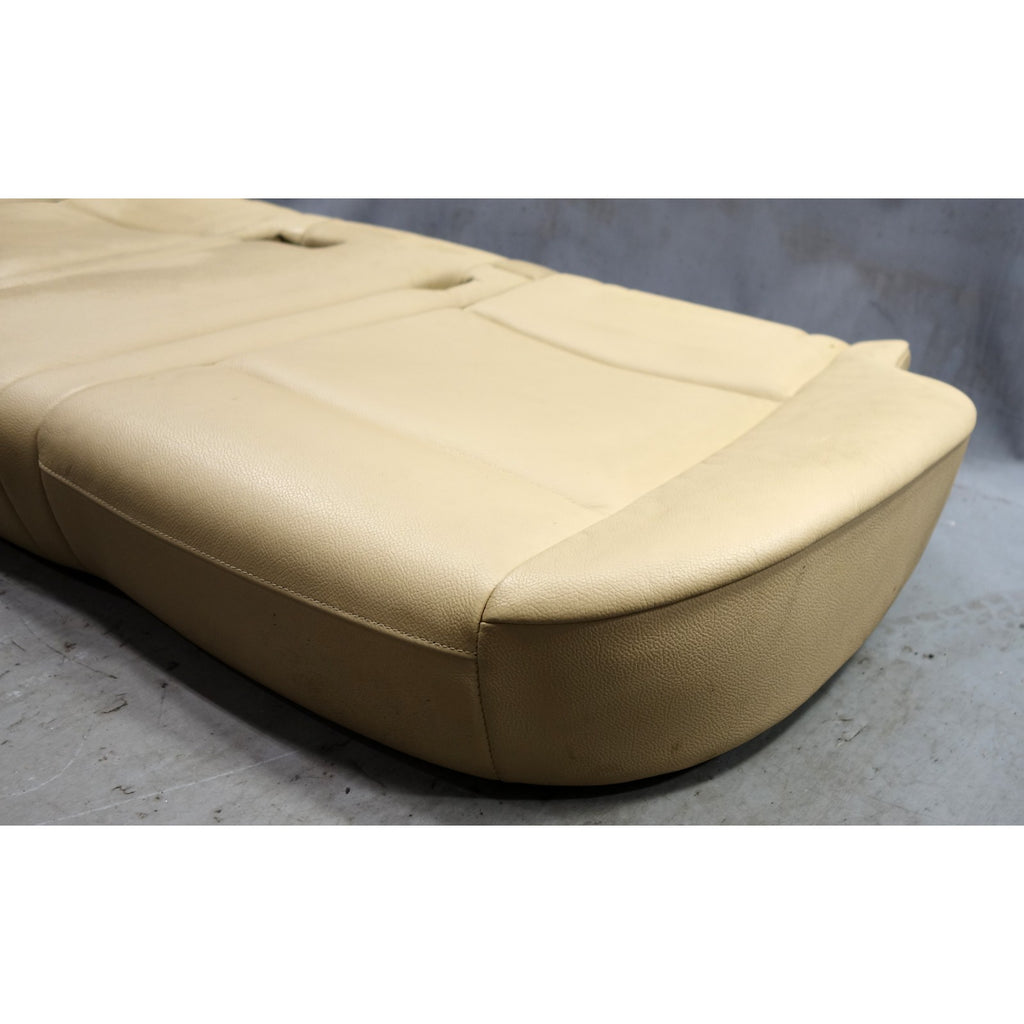 2007-2013 BMW E70 X5 SAV Rear 2nd Row Seat Bottom Bench Beige Leather