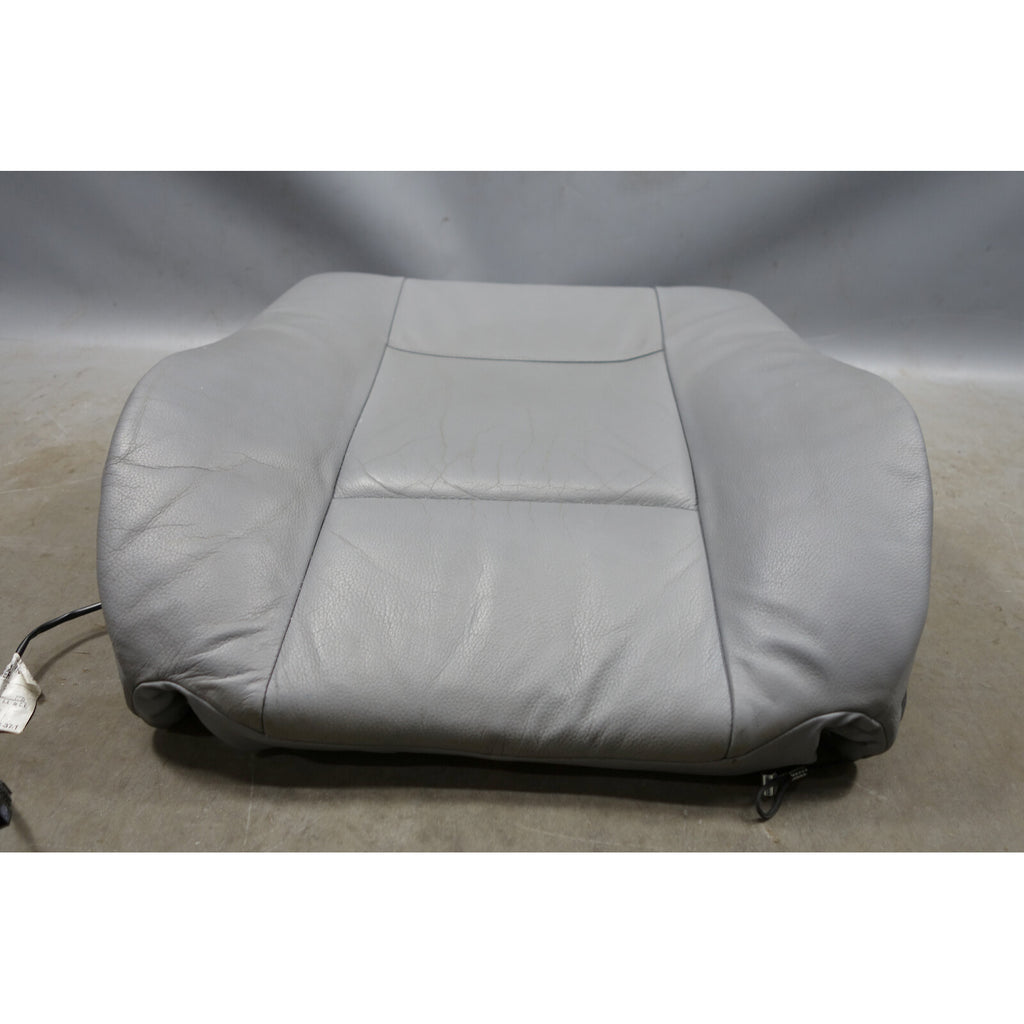 2000-2006 BMW E53 X5 Basic Front Seat Backrest Cushion Pad Grey Leather