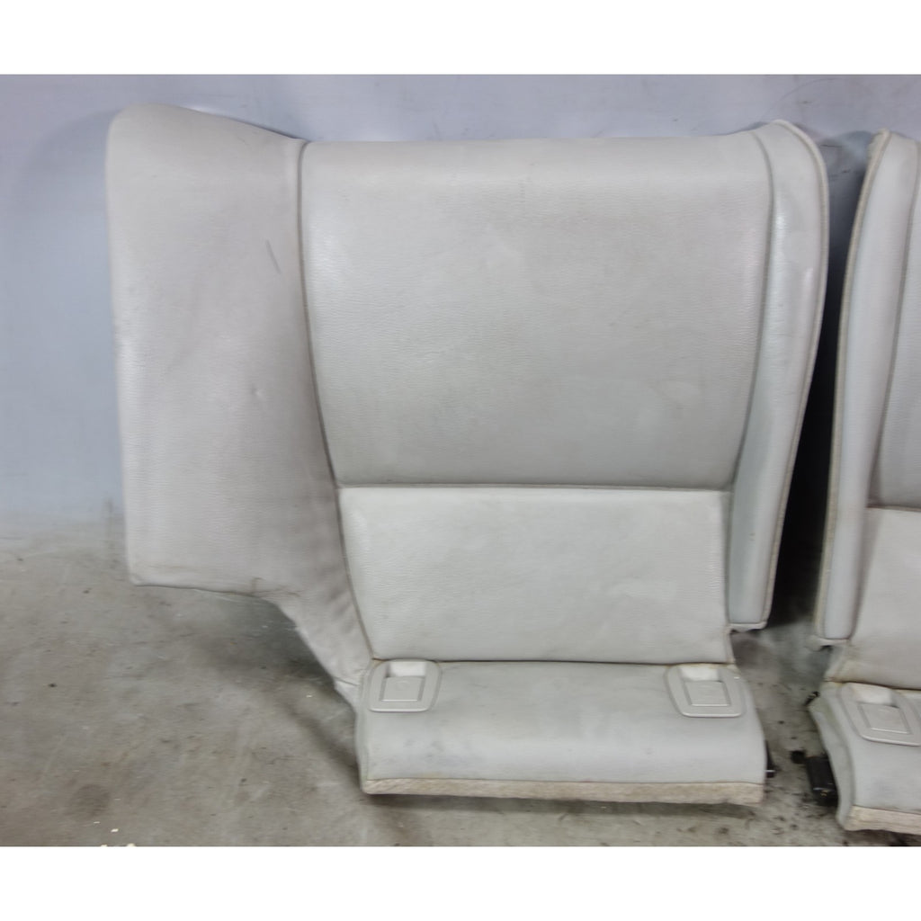 2007-2009 BMW E92 3-Series Coupe Rear Seat Bottom Buckets Grey Leather OEM