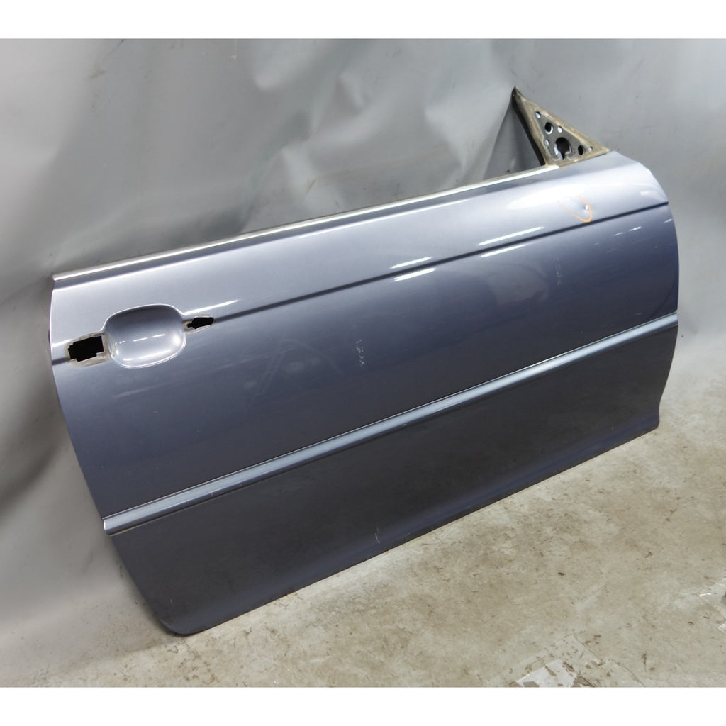 00-06 BMW E46 3-Series 2-door Right Passenger Outer Door Shell Steel Blue OEM
