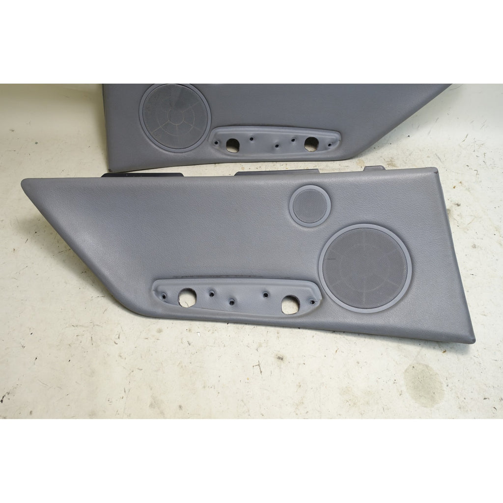 BMW E46 Convertible Rear Side Trim Panel Insert Pair Grey 2000-2006 OEM