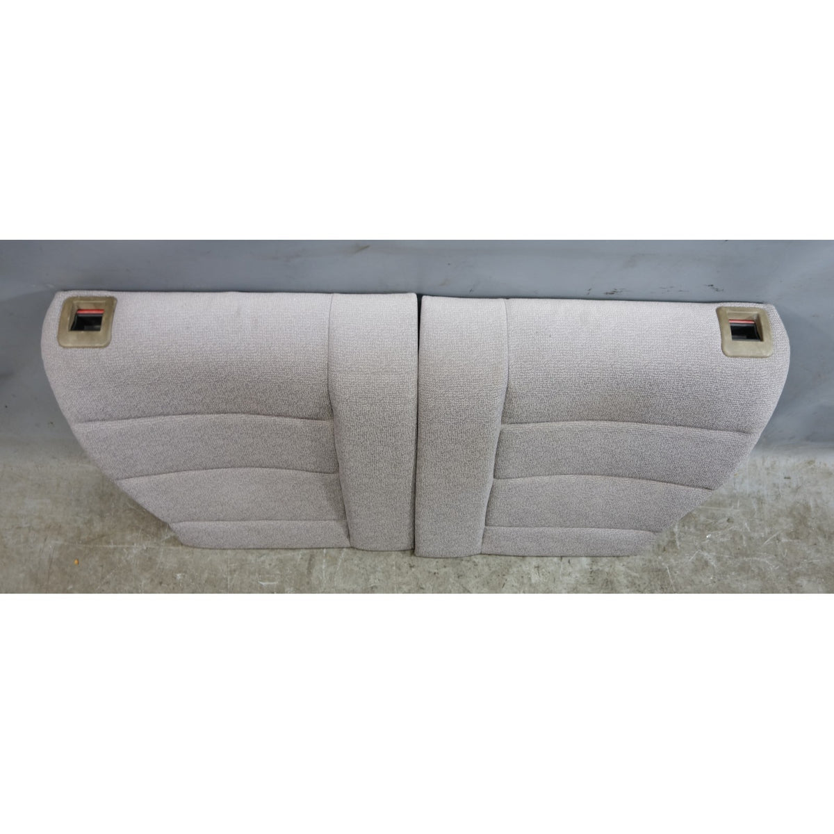 1995-1996 BMW E36 318ti Compact Rear Folding Seat Backrest Pair Grey Cloth OEM