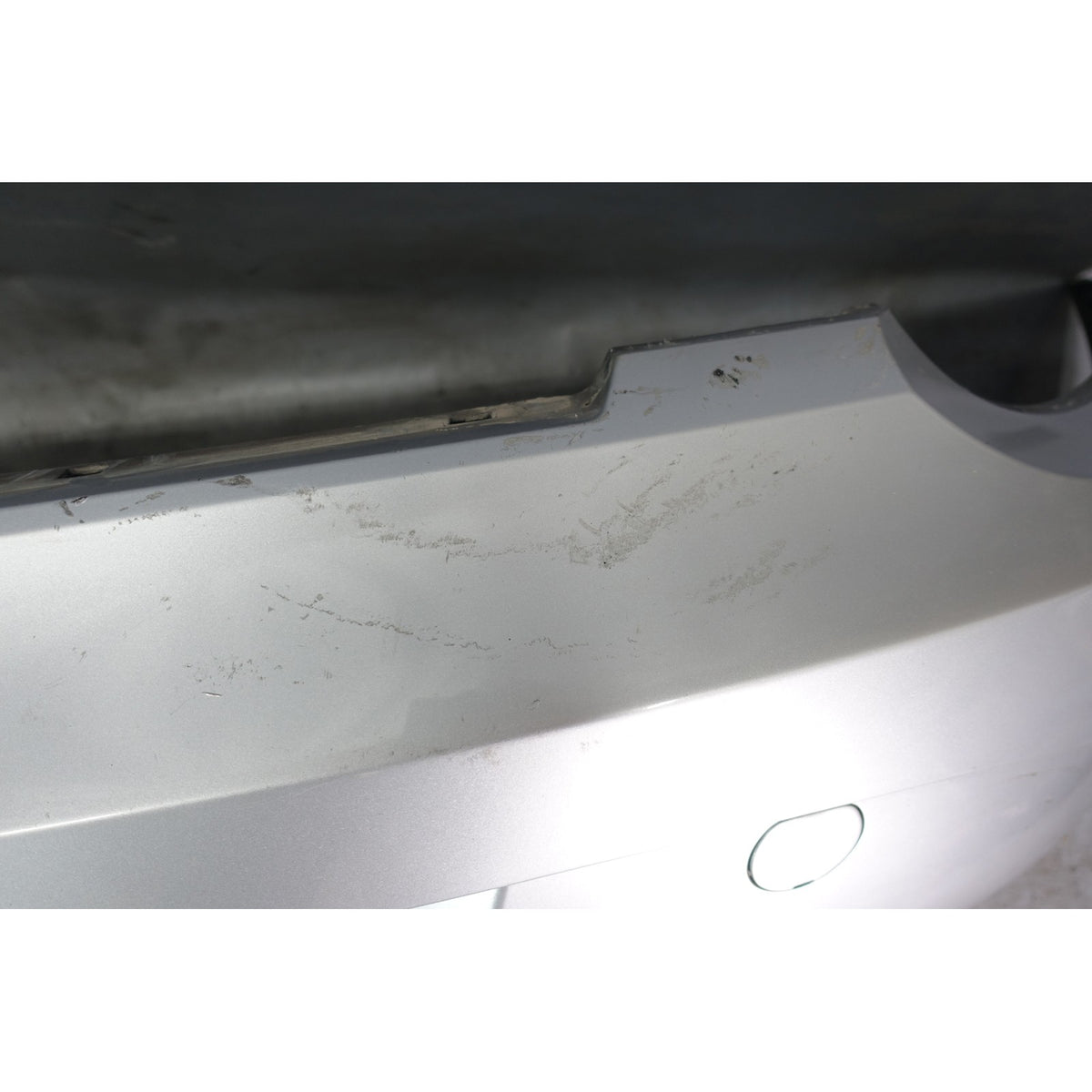 Damaged 03-05 E85 Z4 Factory Early Rear Bumper Cover Trim Titanium Silver OEM