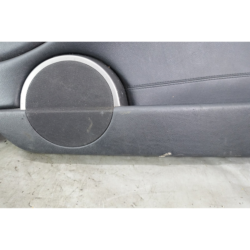 2001-2002 BMW E46 M3 Early Interior Door Panel Trim Pair Titan Black Napa OEM