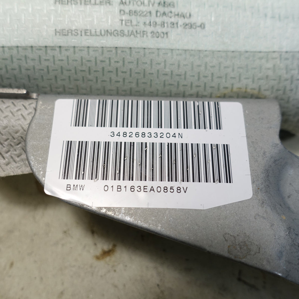 BMW E39 E38 Right Front Passenger Door Side Airbag SRS Module OEM 53434
