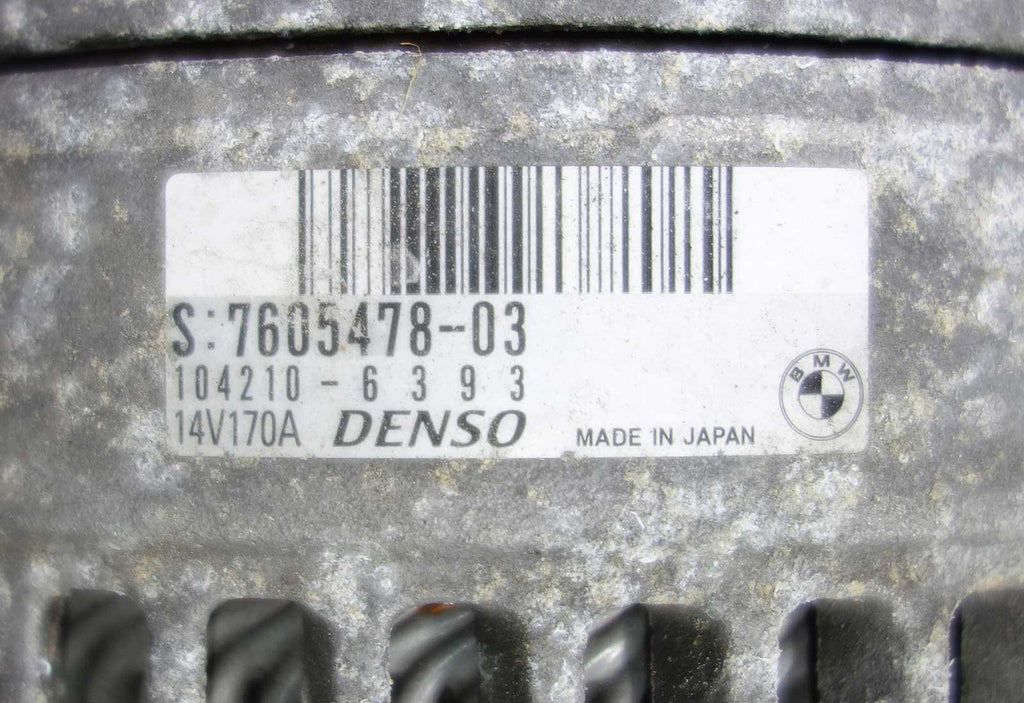 BMW F30 F32 F22 F10 F25 N20 N26 Alternator Generator 170 Amp Denso OEM 2012-2017