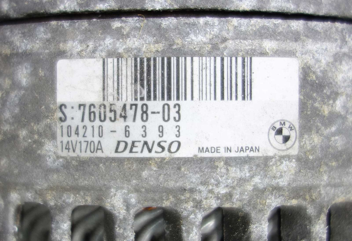 BMW F30 F32 F22 F10 F25 N20 N26 Alternator Generator 170 Amp Denso OEM 2012-2017