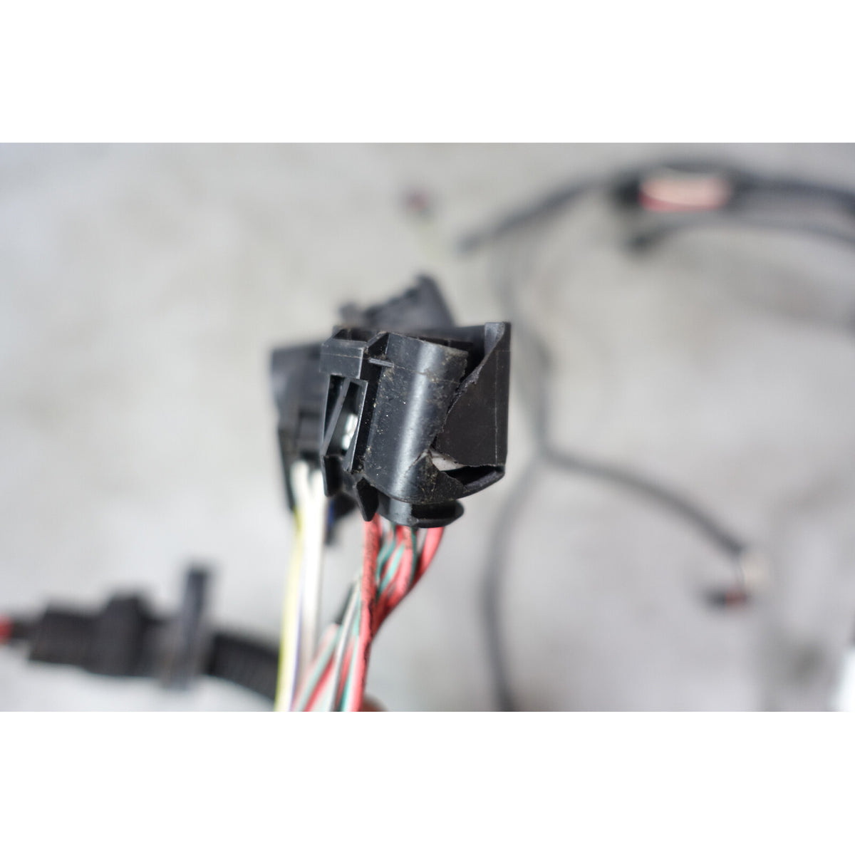 Damaged 2013 BMW F10 535i N55 Factory Wiring Harness for Manual Transmission OEM