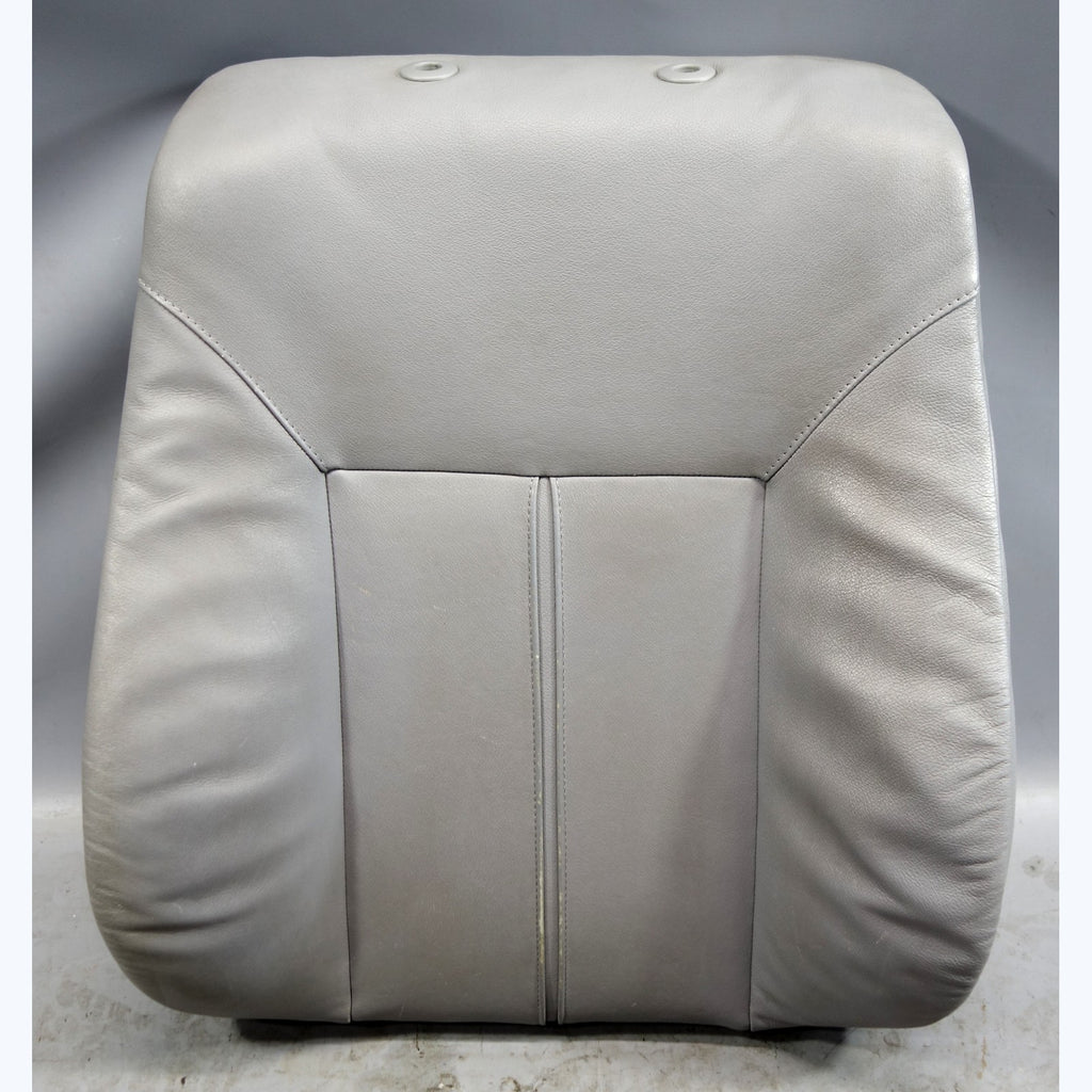 1999-2003 BMW E39 5-Series E38 Front Seat Backrest Cushion Grey Leather OEM