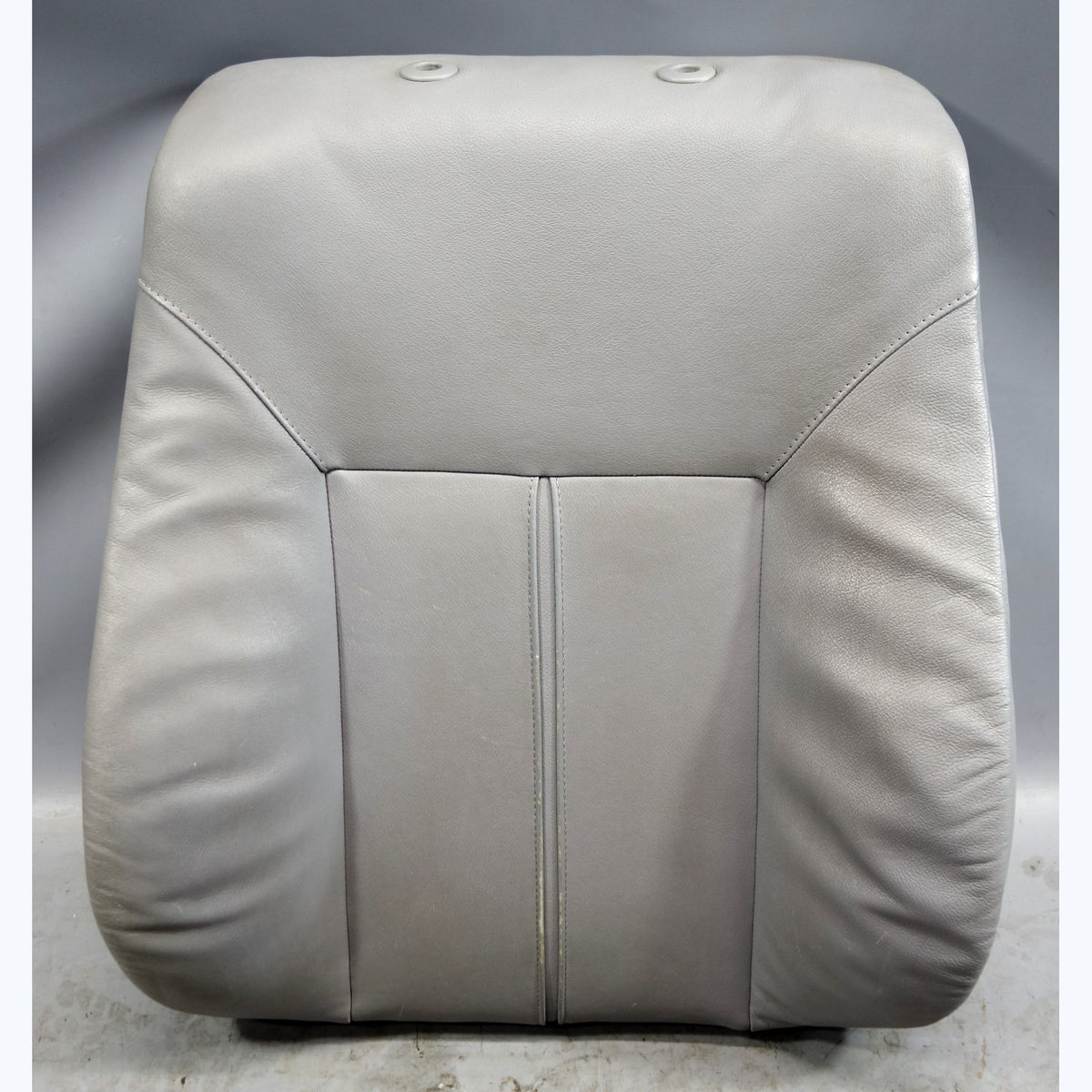 1999-2003 BMW E39 5-Series E38 Front Seat Backrest Cushion Grey Leather OEM