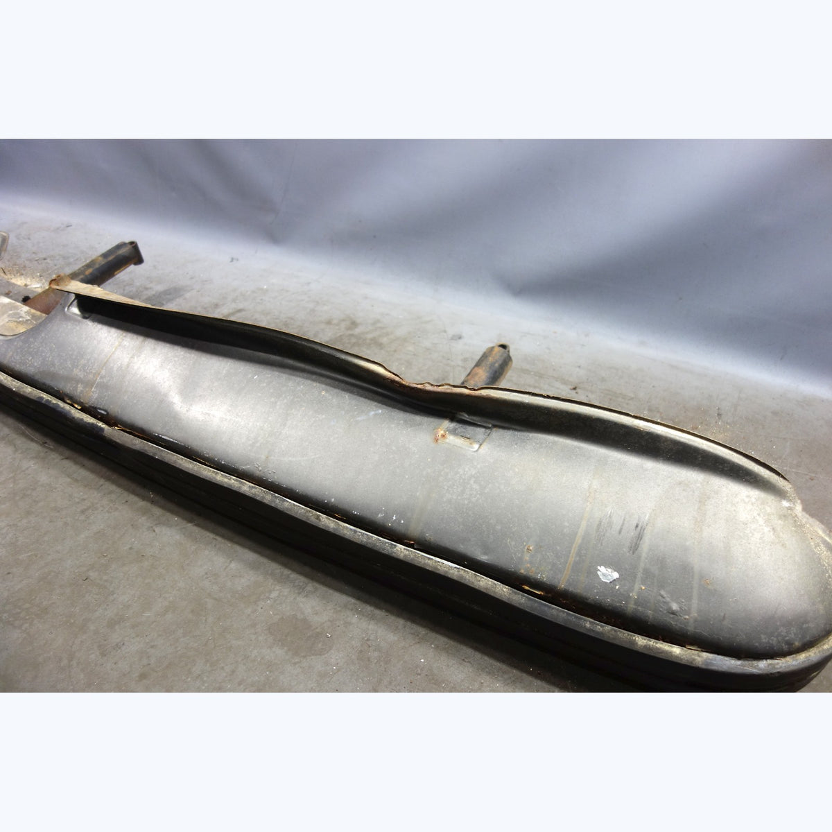 Damaged 1978-1979 BMW E23 733i 7-Series Aluminum Rear Bumper Cover w/ Shocks OEM