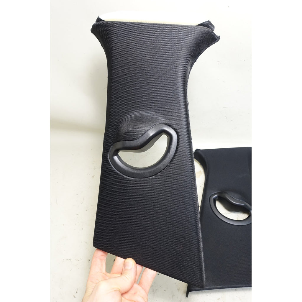 Damaged 19-25 BMW G20 3-Series G80 Sedan Int B- Pillar Column Covers Anthracite