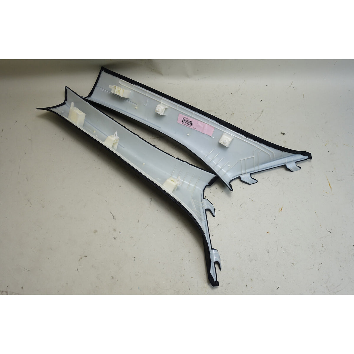 18-24 BMW G01 X3 F97 Front Windshield A- Pillar Column Cover Pair Anthracite OEM