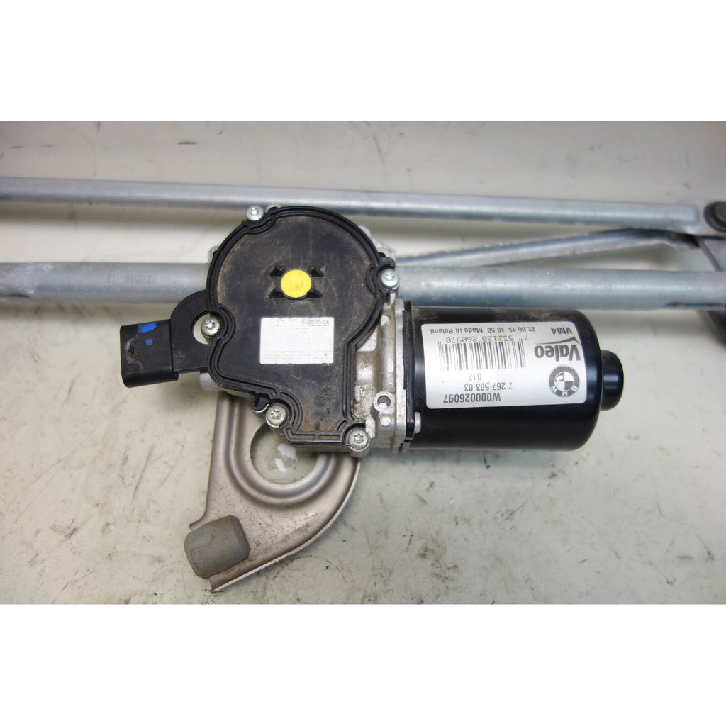 2014-2017 BMW F22 F23 2-Series Windshield Wiper Linkage with Motor OEM