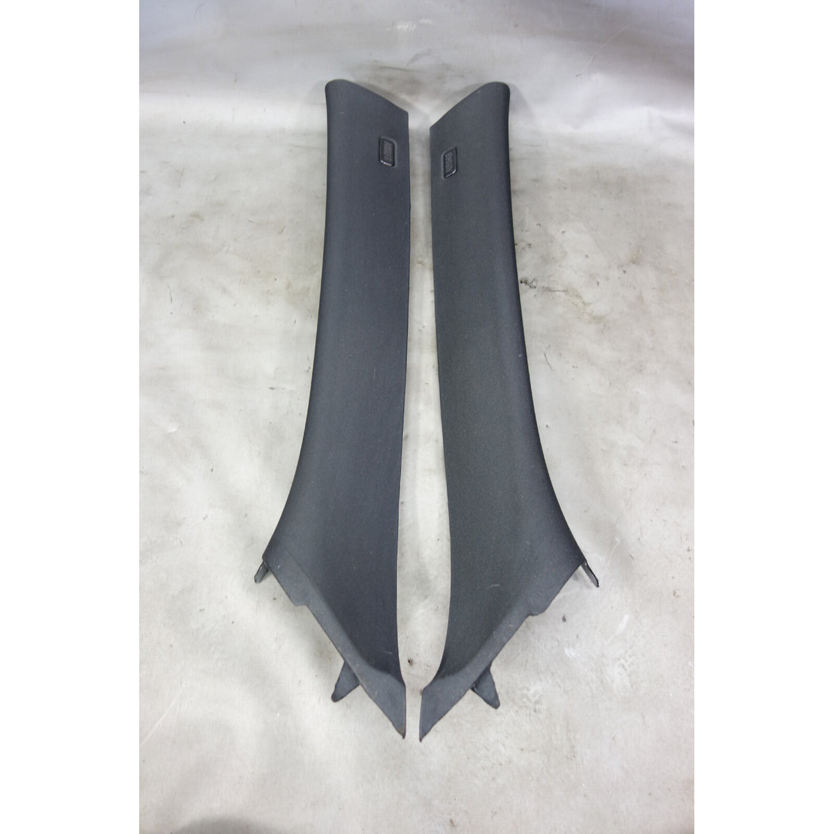 2007-2013 BMW E70 X5 Front A- Pillar Column Cover Pair Windshield Black OEM