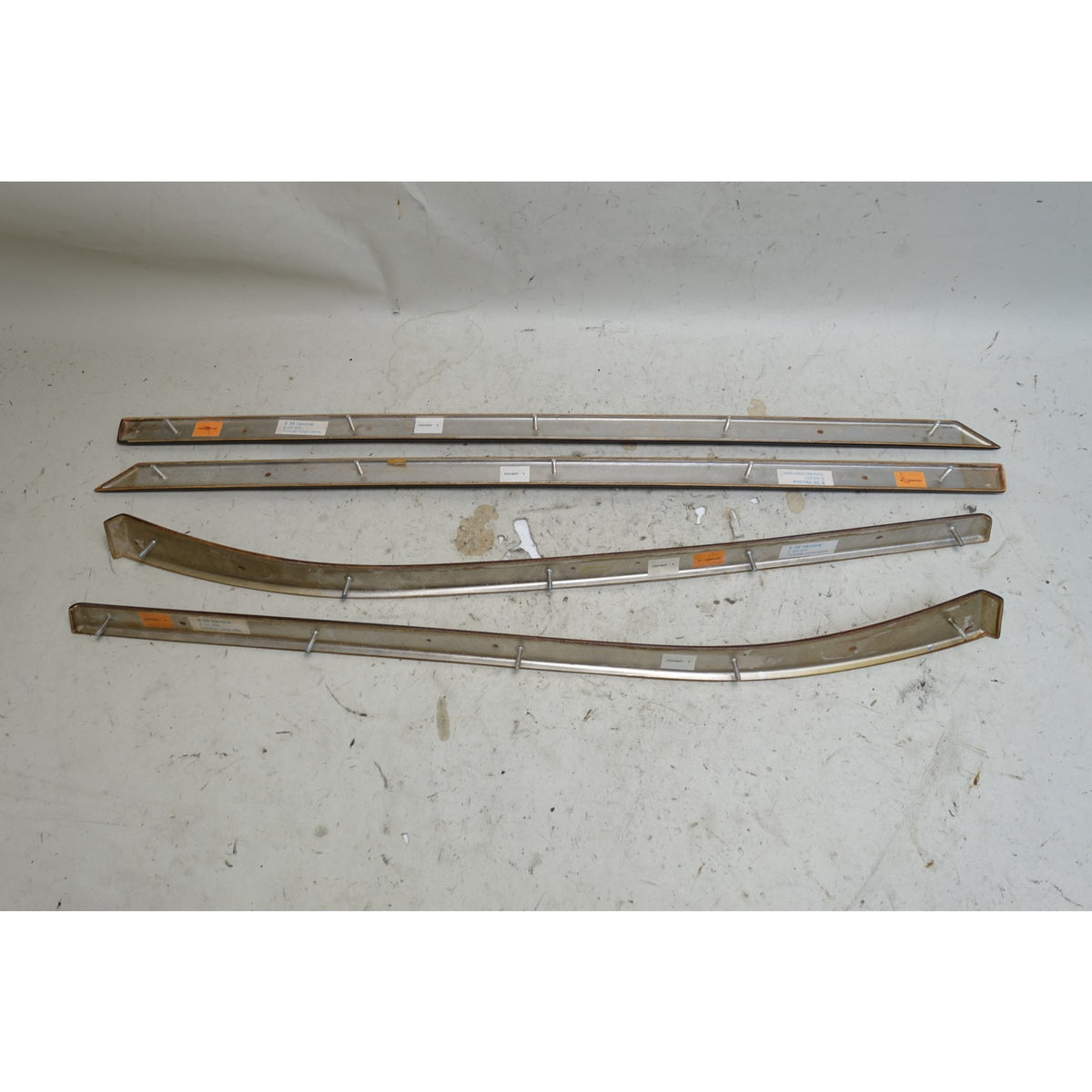 97-03 BMW E39 5-Series Factory Door Wood Trim Finisher Set Vavona Front Rear OEM
