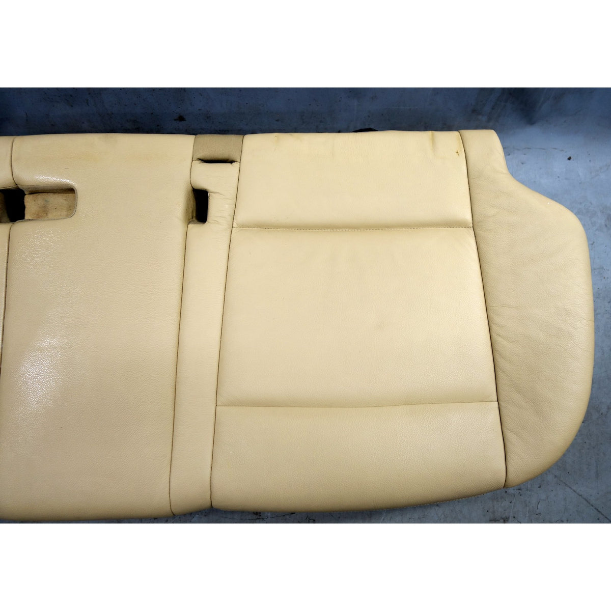 2007-2013 BMW E70 X5 SAV Rear 2nd Row Seat Bottom Bench Beige Leather