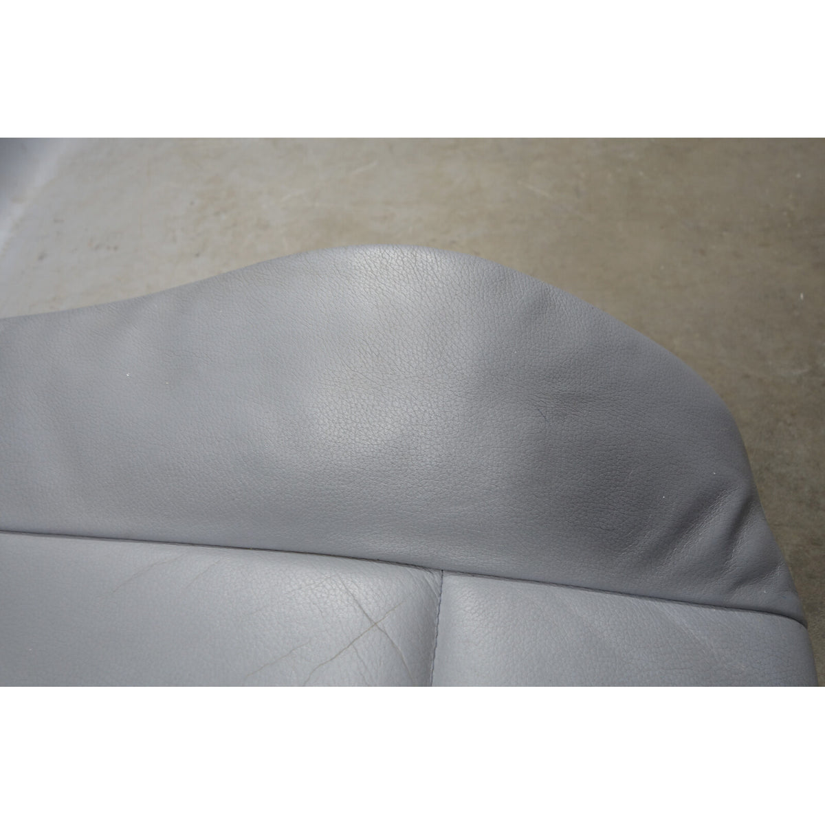 2000-2006 BMW E53 X5 Basic Front Seat Backrest Cushion Pad Grey Leather
