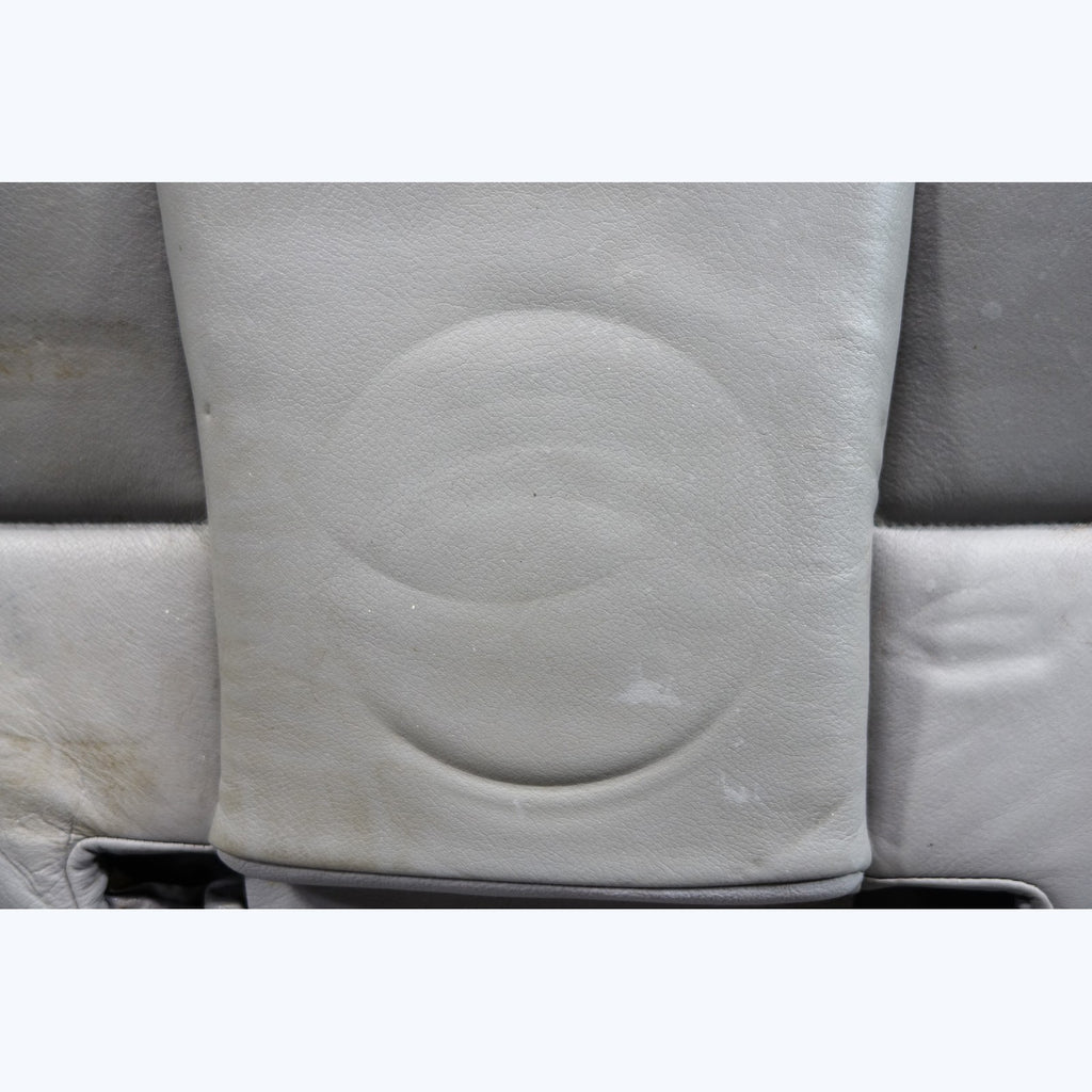 2000-2006 BMW E46 3-Series Coupe Rear Seat Bottom Pad Bench Grey Leather OEM