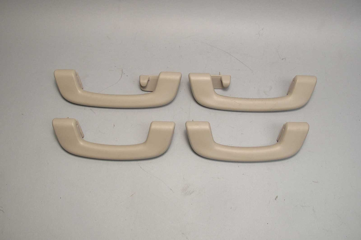 2011-2016 BMW F10 5-Series Interior Ceiling Roof Grab Handles Oyster Beige OEM