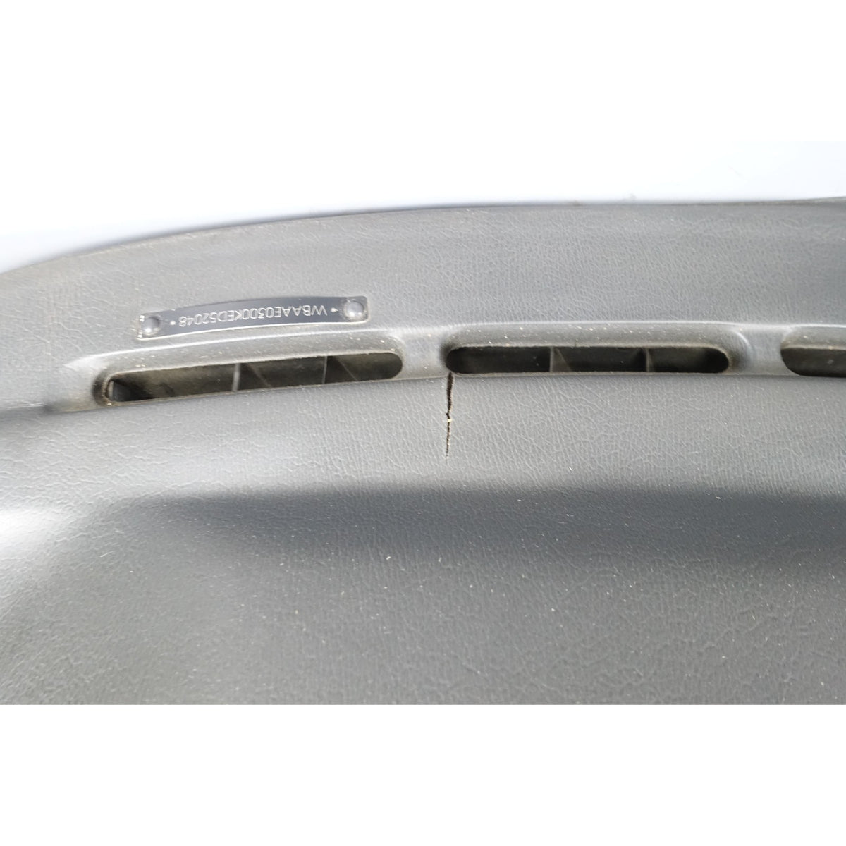 BMW E30 Dashboard Trim Panel Black with Minor Cracks OEM 1985-1993