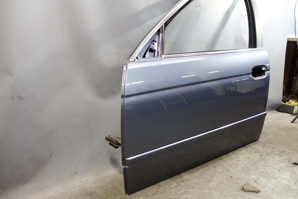 1997-2003 BMW E39 5-Series Left Front Drivers Door Shell Steel Blue OEM