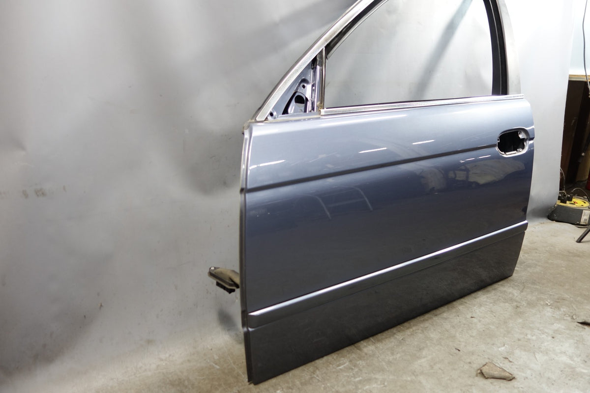 1997-2003 BMW E39 5-Series Left Front Drivers Door Shell Steel Blue OEM