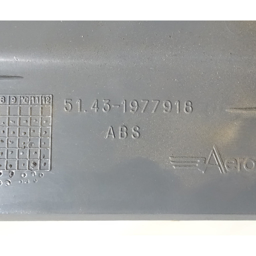 1994-1999 BMW E36 3-Series Coupe Convertible Right Front Kick Panel Grey OEM