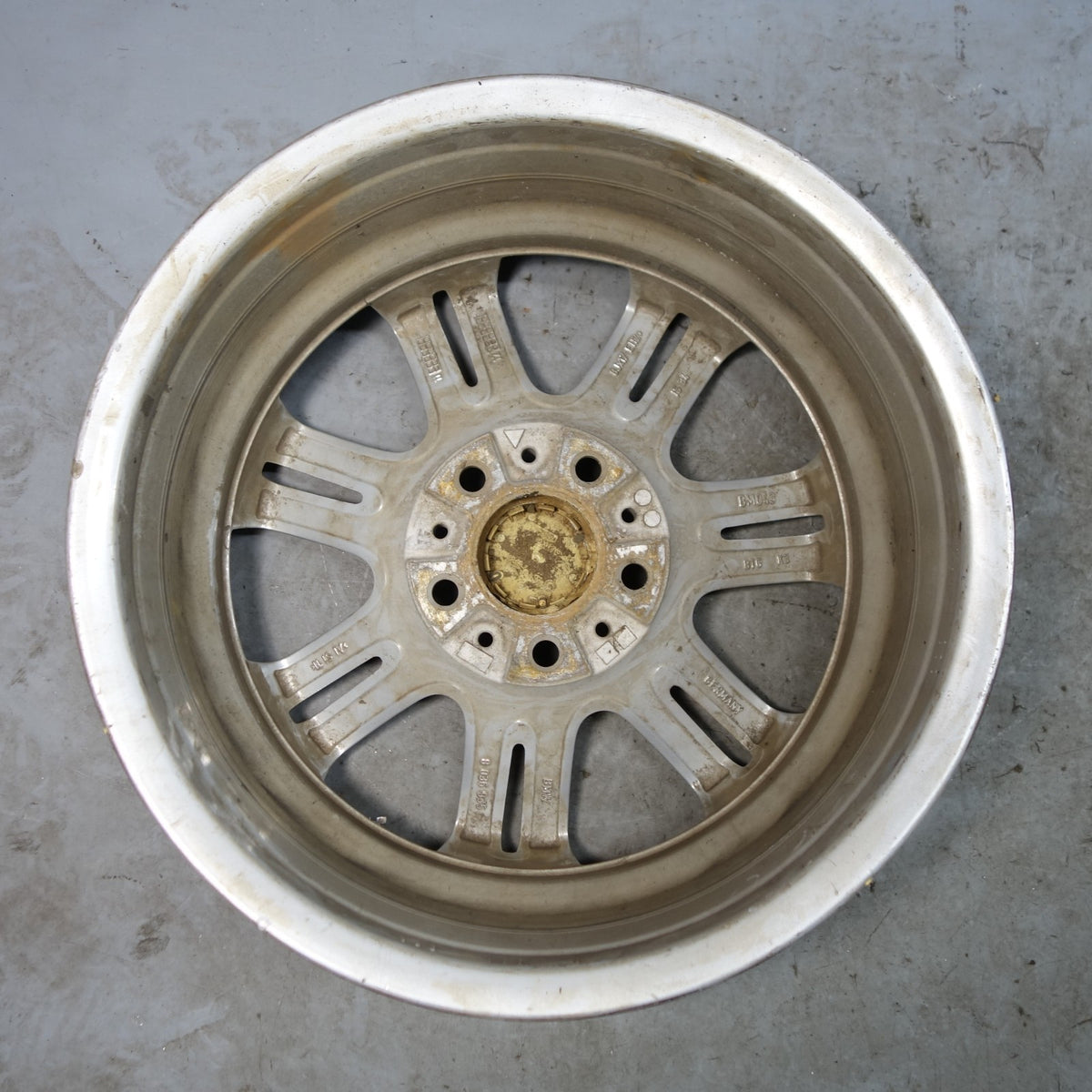 Damaged 06-13 BMW E9x 3-Series 17x8 Style 194 M-Sport Double Spoke Wheel 17" OEM