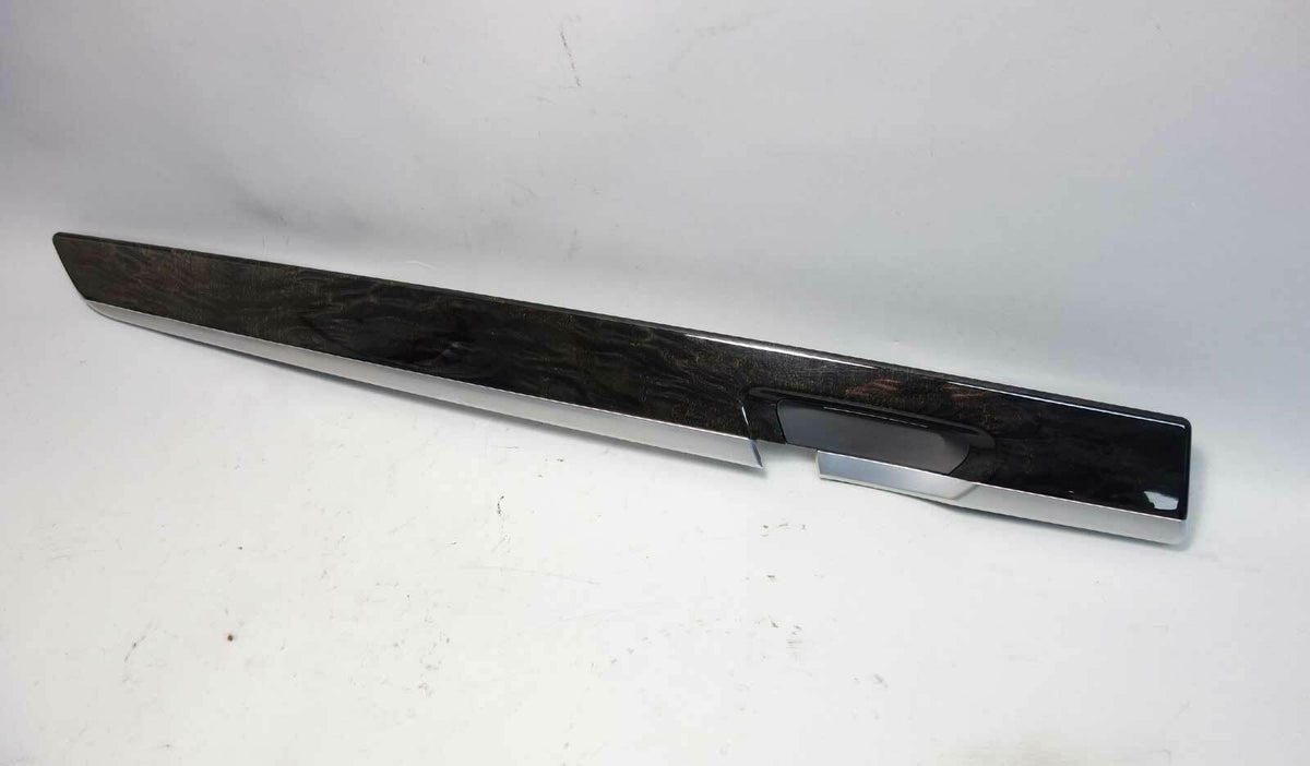 2009-2015 BMW F02 7-Series Li Long Left Rear Door Wood Trim Anthracite Ash OEM