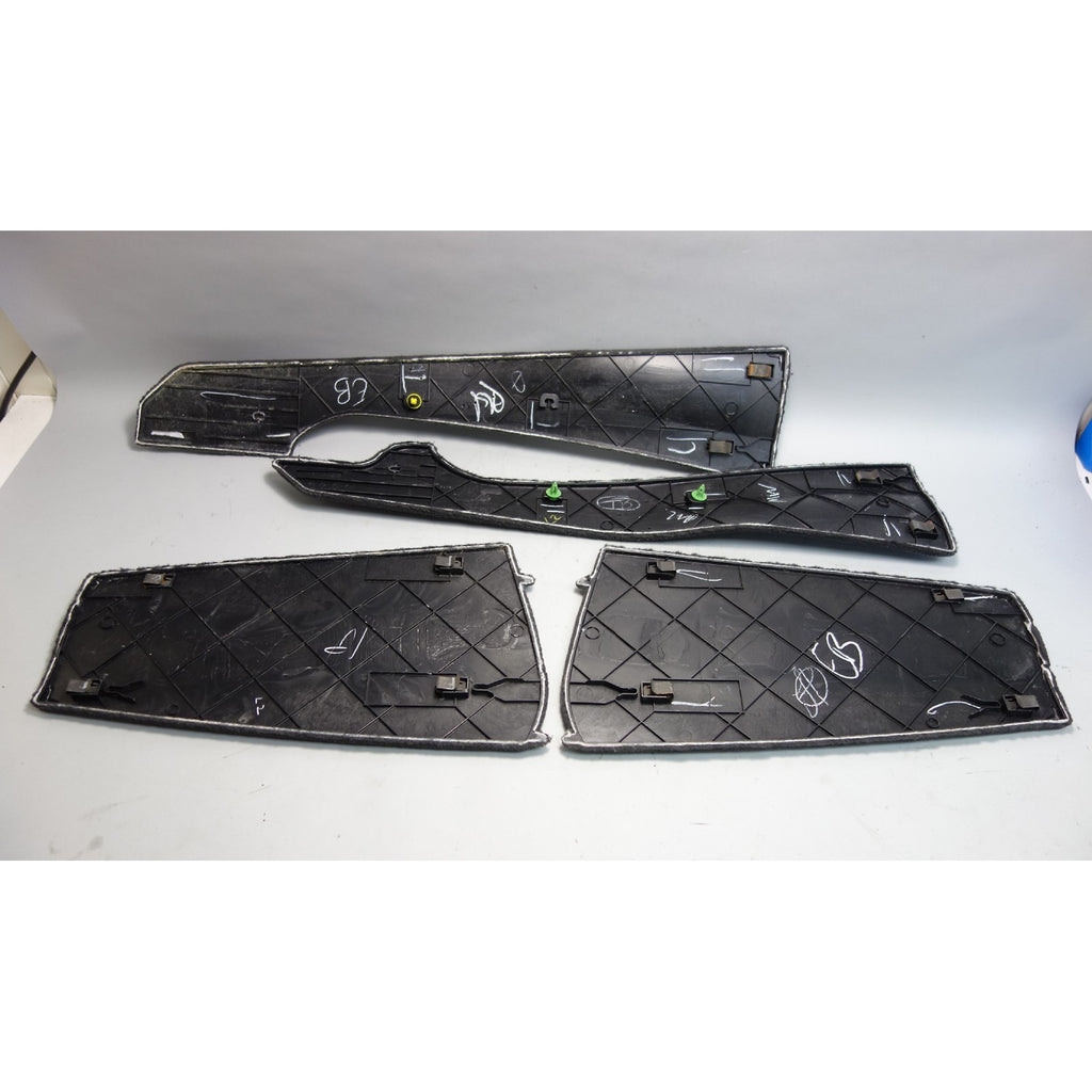 2010-2017 BMW E70 F15 X5 F16 X6 Front Center Console Side Carpet Trim Set Black