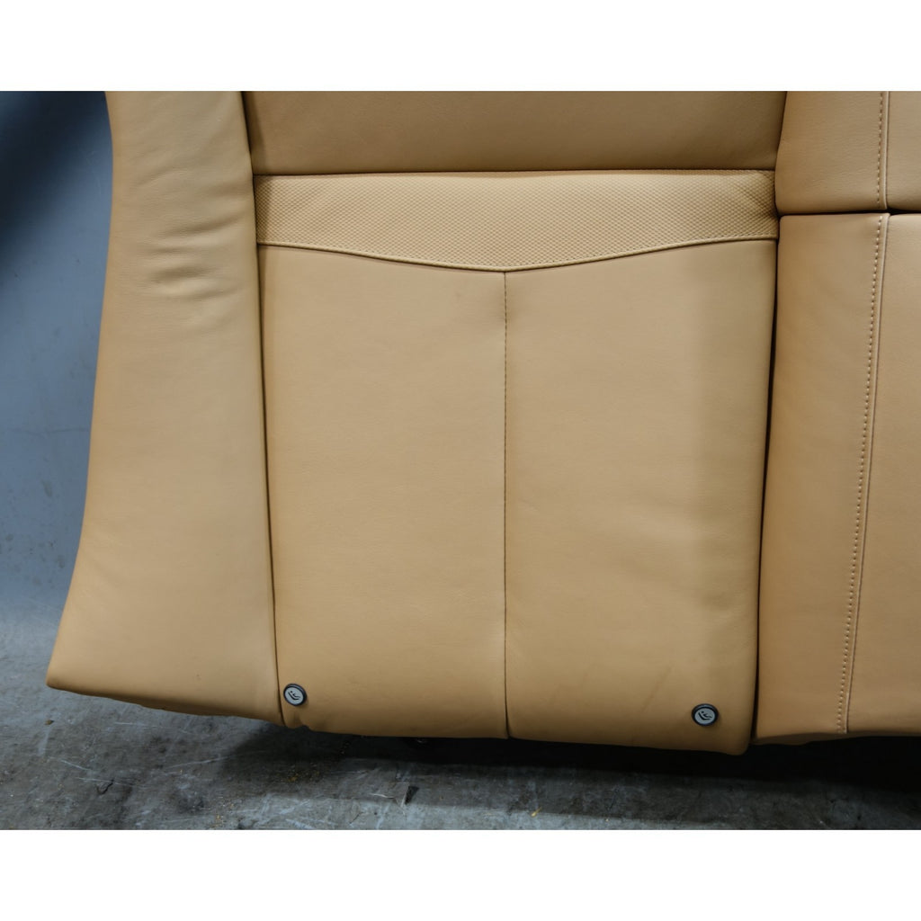 08-10 BMW E63 E64 650i Rear Seat Backrest Cushion Pad Saddle Brown Leather OEM