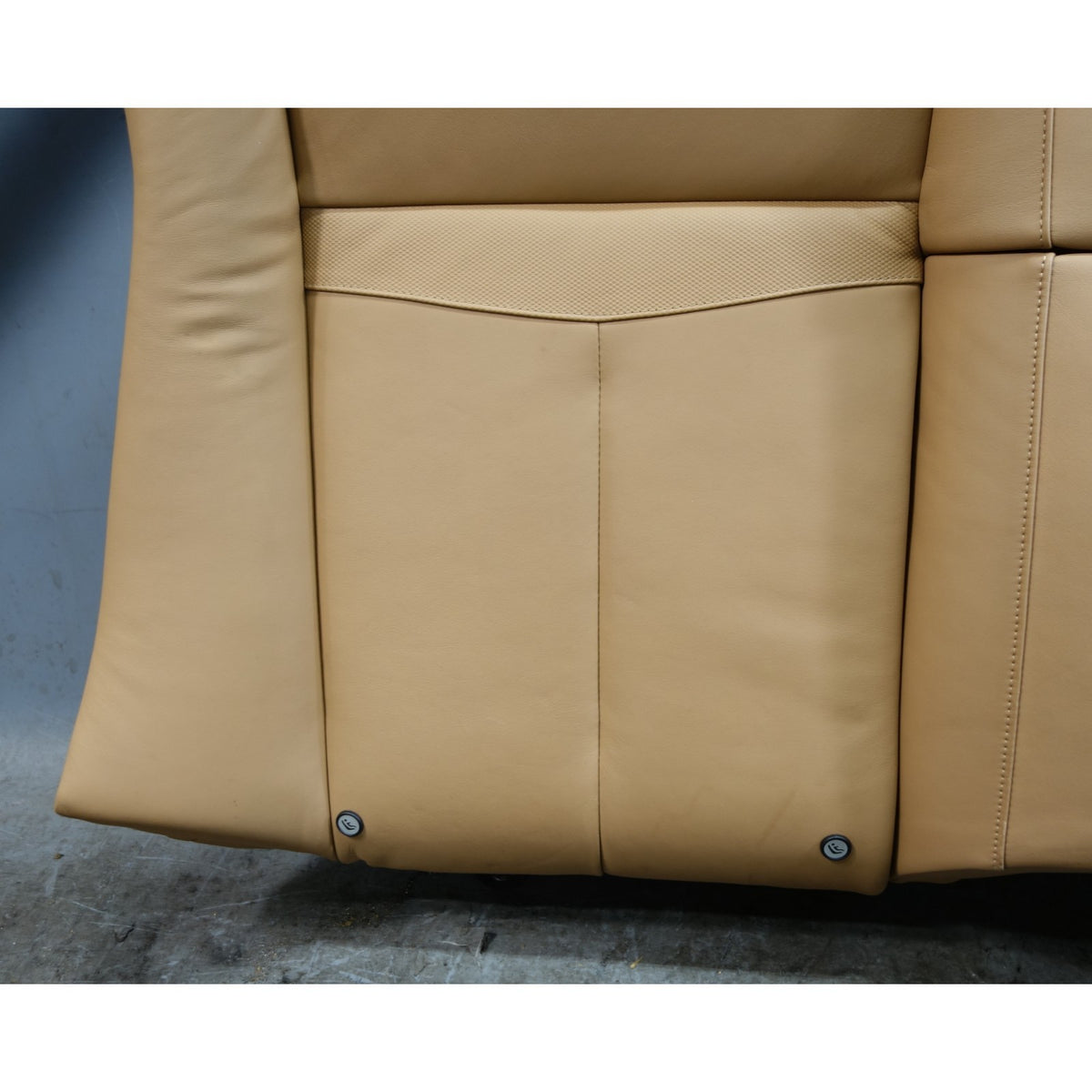 08-10 BMW E63 E64 650i Rear Seat Backrest Cushion Pad Saddle Brown Leather OEM